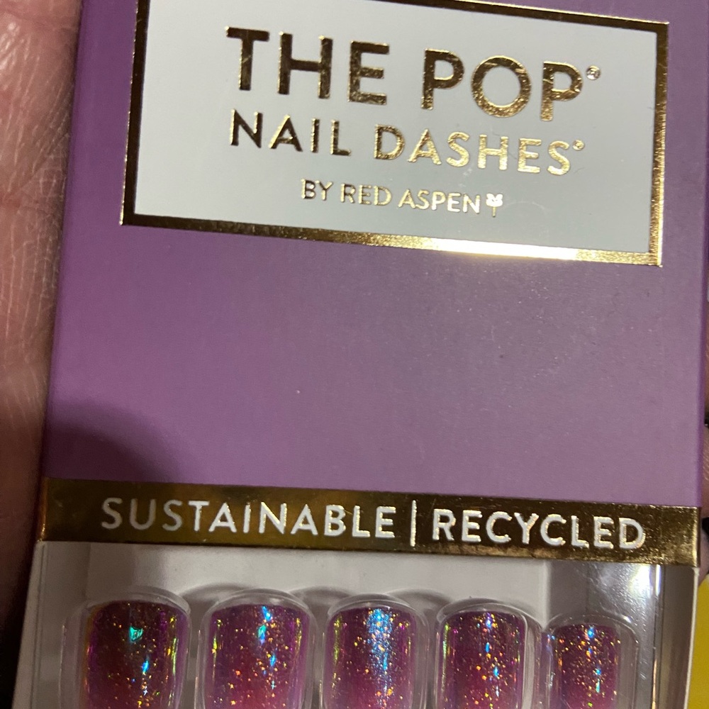 Glitter Press-On Nails